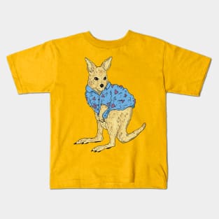 Modern Wallaby Kids T-Shirt